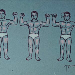 3 beaux nageurs en slip blanc