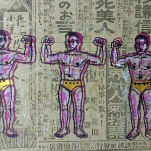 3 beaux nageurs en mode chinoiserie