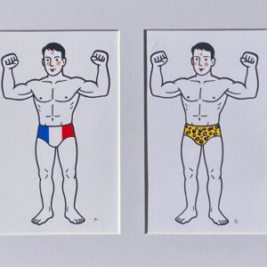 6 beaux nageurs prennent la pose